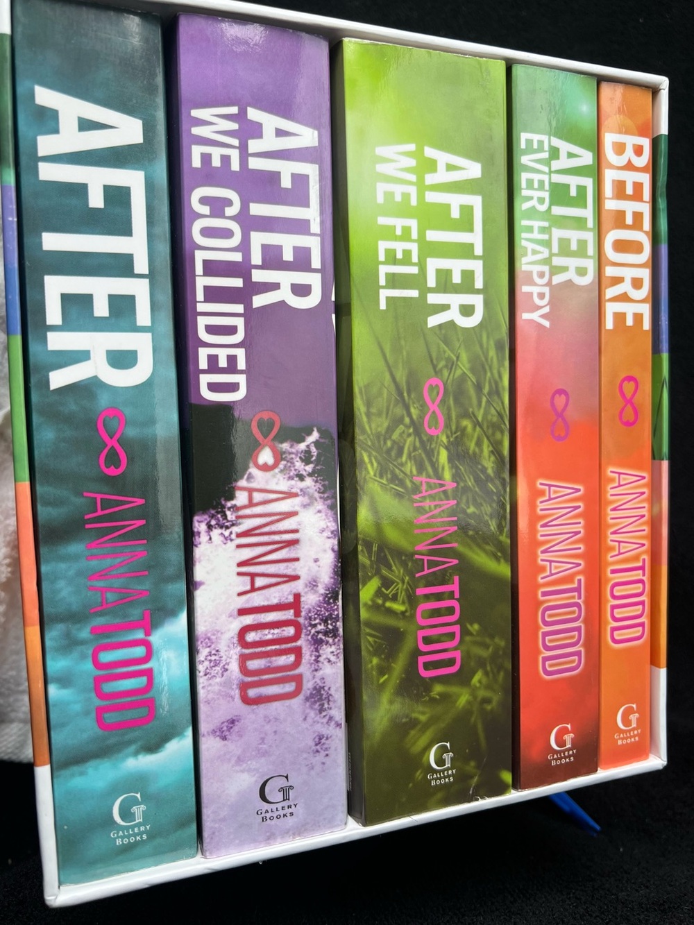Anna Todd "After" Series Box Set - Colorful Multi-Book Collection